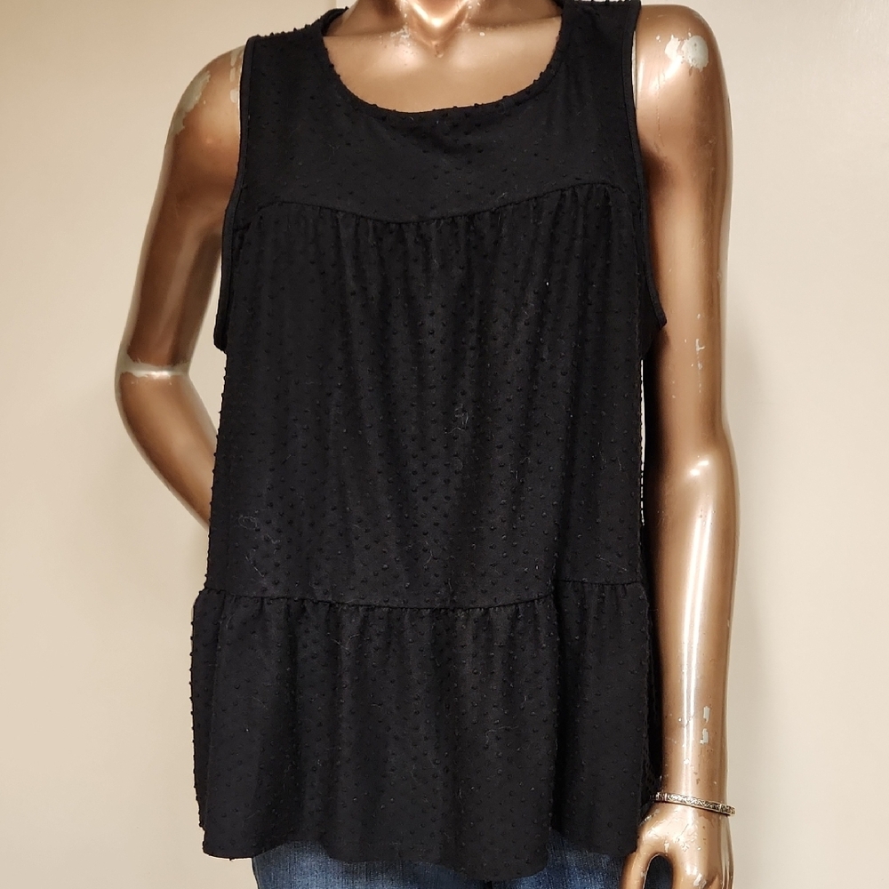 Elegant Black Sleeveless Top